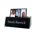 Blank Small Name Bar w/ Card Holder (Jet Black)